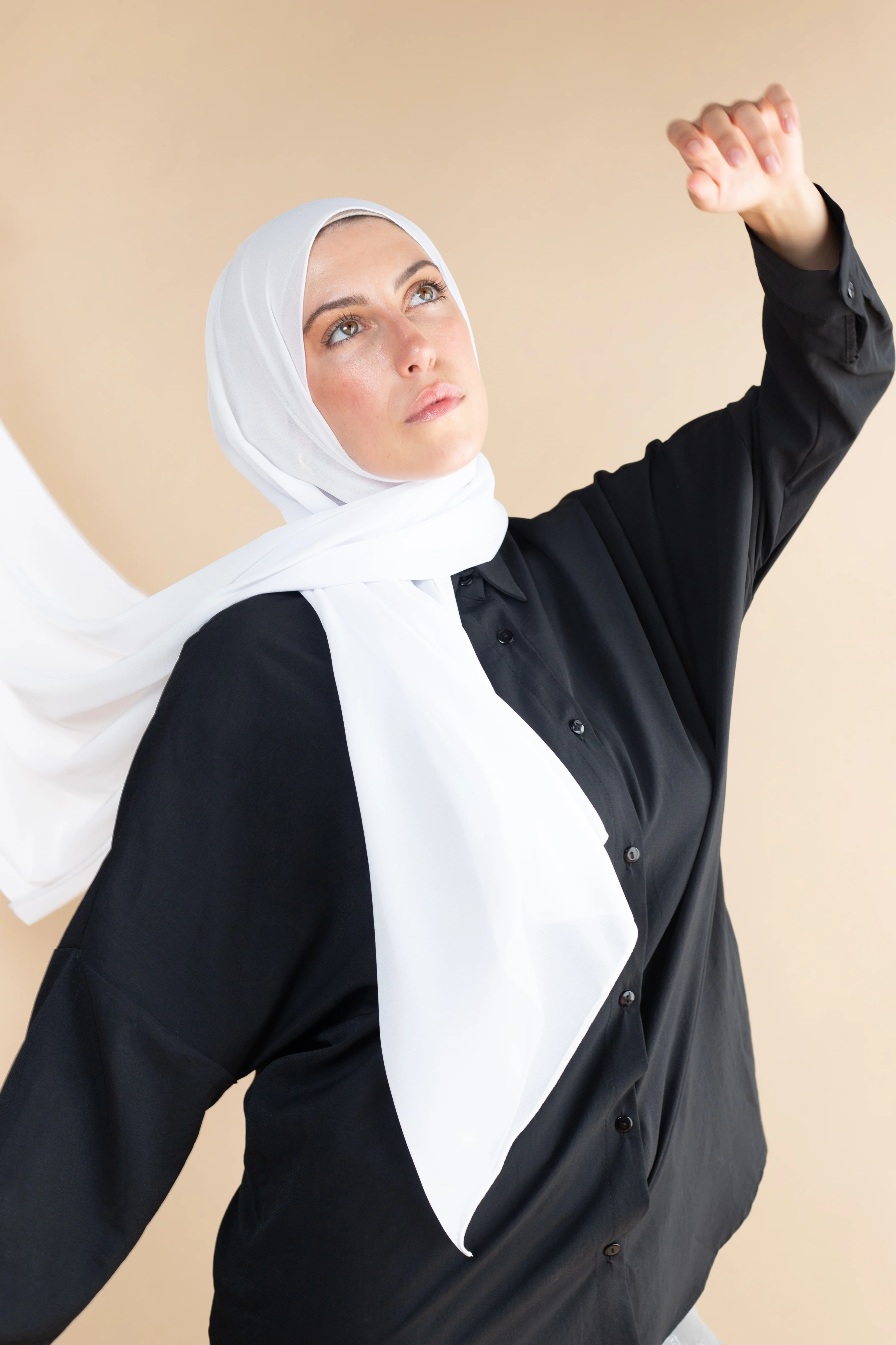 HIJAB CHIFFON BLANCO