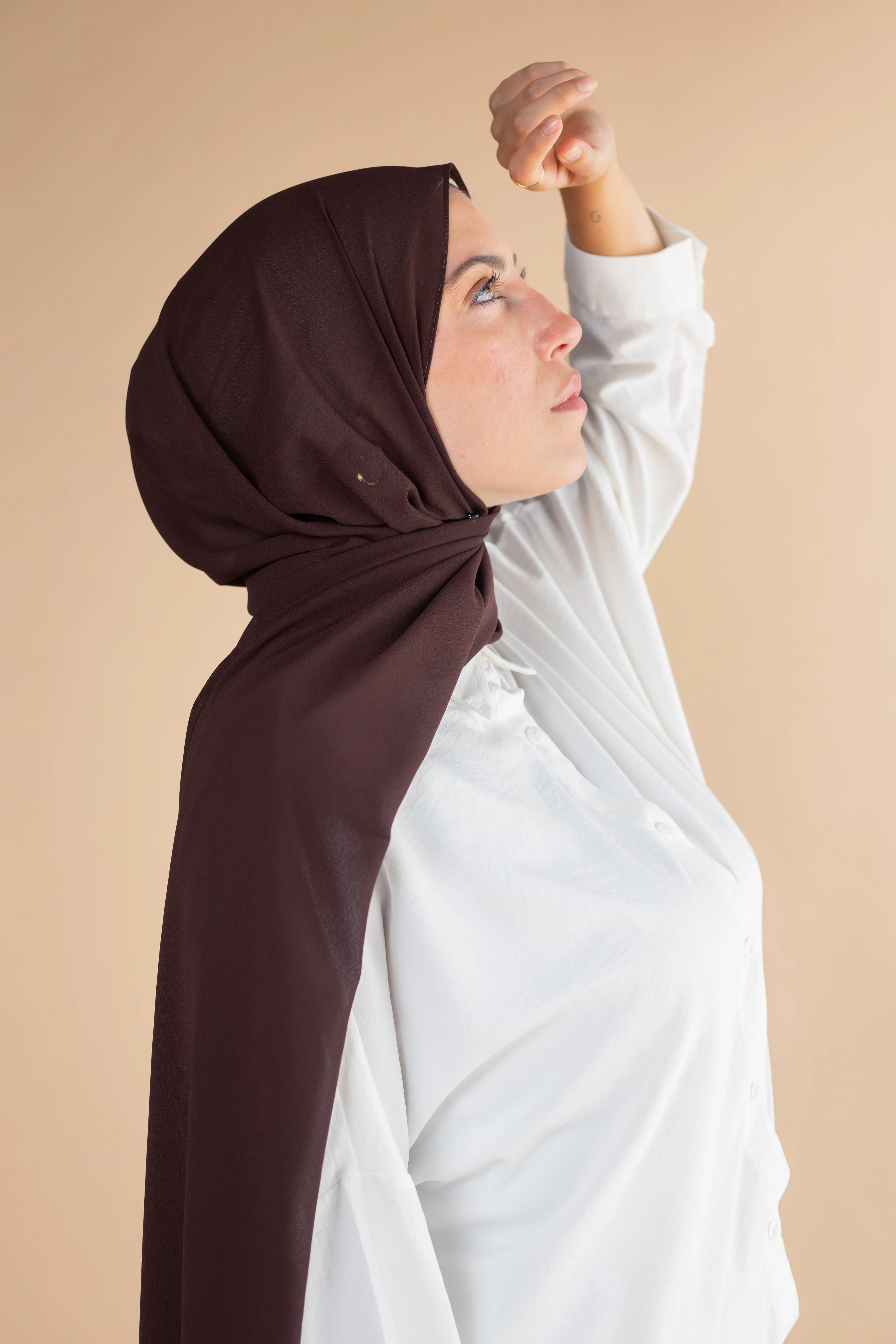 HIJAB CHIFFON CHOCOLATE