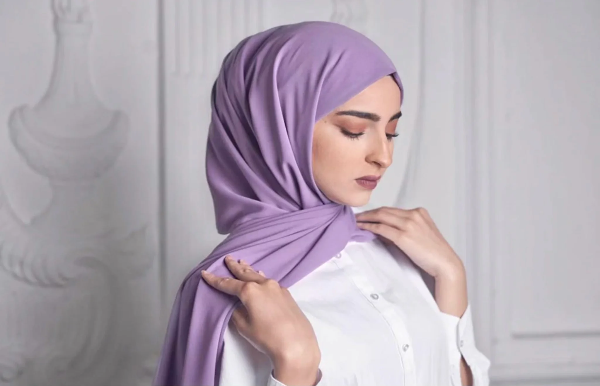 Hijab Georgette Lavanda