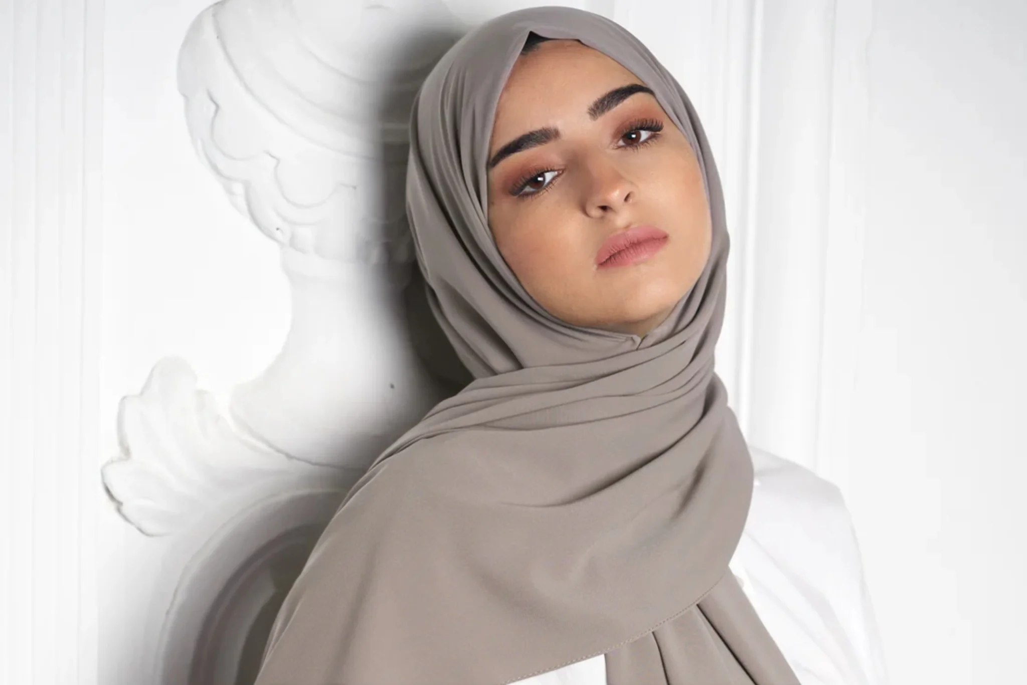Hijab Georgette Piedra